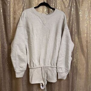 Free People Movement For The Win Ivory Oatmeal Athletic Playsuit XS NWOT